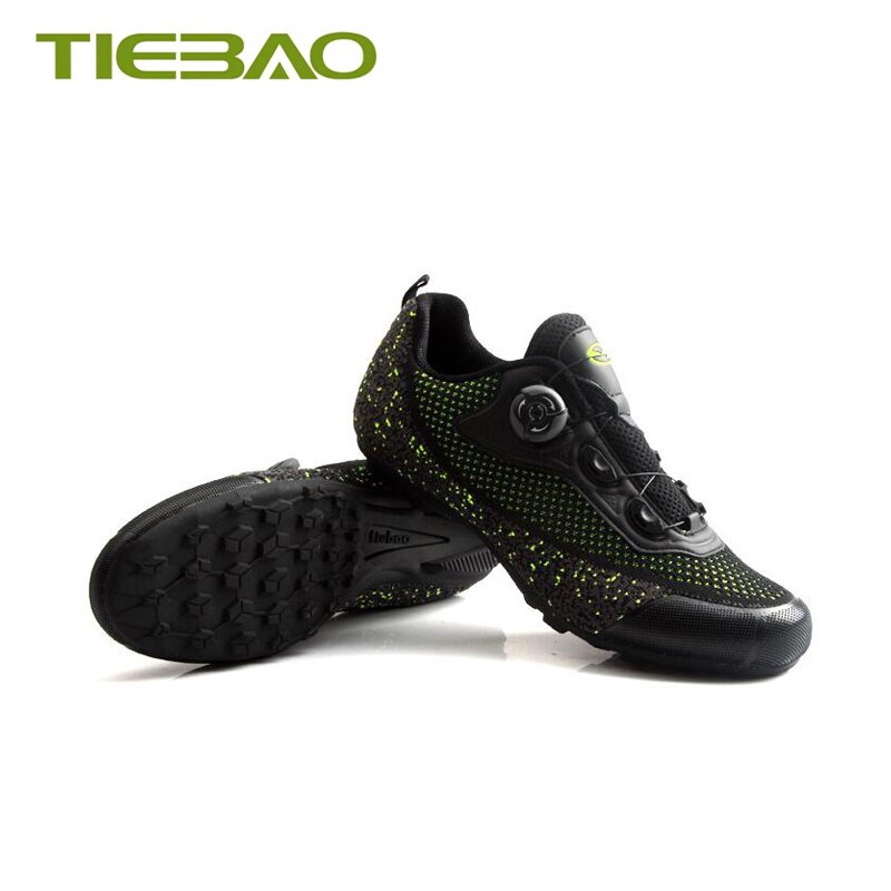 Tiebao Cycling Shoes men mountain bike sapatilha ciclismo mtb Breathable Non-locking bicycle riding ciclismo triathlon shoes