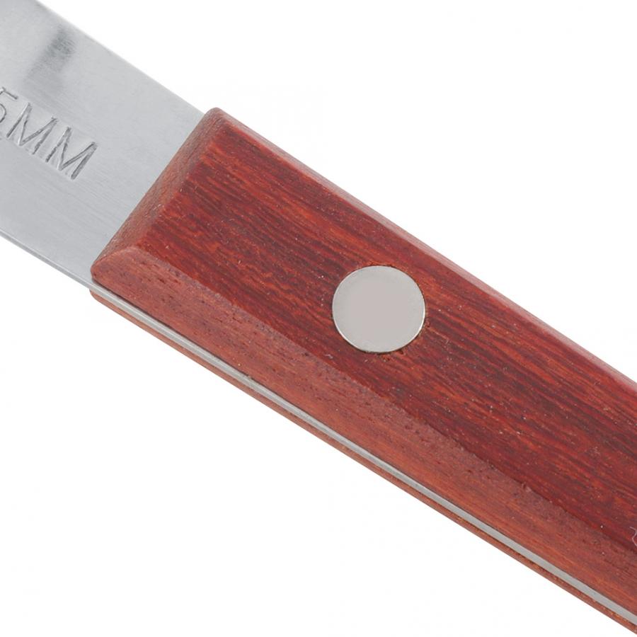 Łopatka kuchenna drewniana rączka grill tokarz stal nierdzewna metalowa skrobak robić naleśnika Teppanyaki łopata naczynie robić gotowania