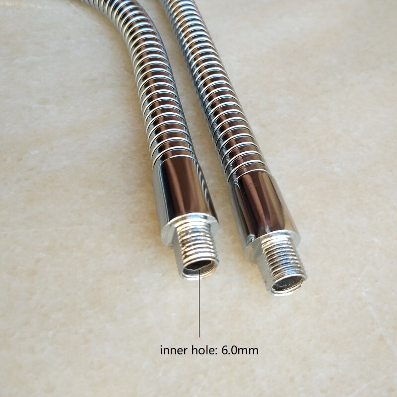 2pcs/lot dia.12mm male M10 screw +M10 female thread metal Flexible conduit metal gooseneck hose serpentine tube clamp lamp use