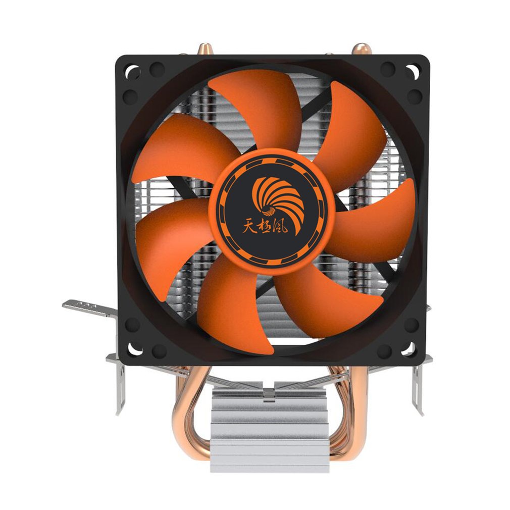 Super tyst dator pc cpu kylare kylfläns lång livslängd aluminium för intel 775/1155 amd 754/am2- pc vän: Default Title