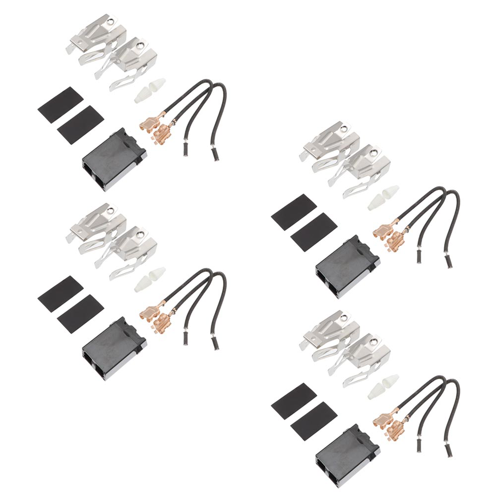 4 Sets Range Burner Receptacle Kit for Oven Surface Burner Receptacle Set: As Shown 4PCS