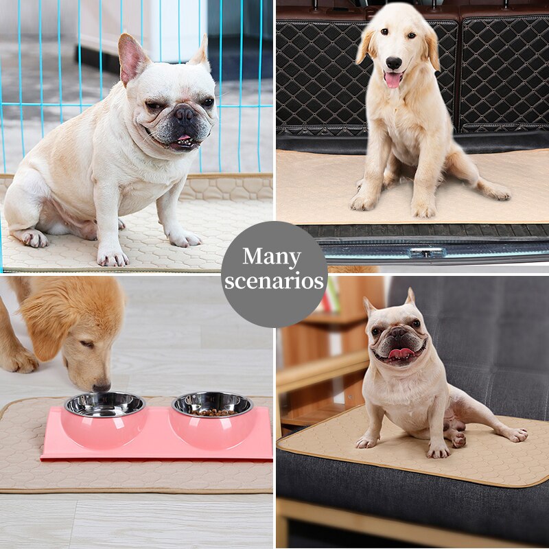 Washable Dog Pee Pad Pet Dog Training Potty Mat Waterproof Reusable Bed Sofa Protector Cats Pee Mat Pad Dogs Diaper