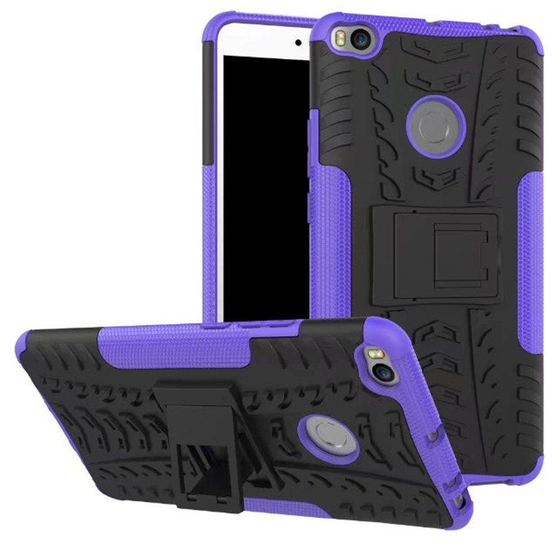 Peaktop For xiaomi mi max 2 case xiaomi max 3 Case Hybrid Silicone&amp;TPU Armor Hard Phone casse For Xiaomi Max 3 Mi Max2 Funda: for xiaomi max 2 / purple