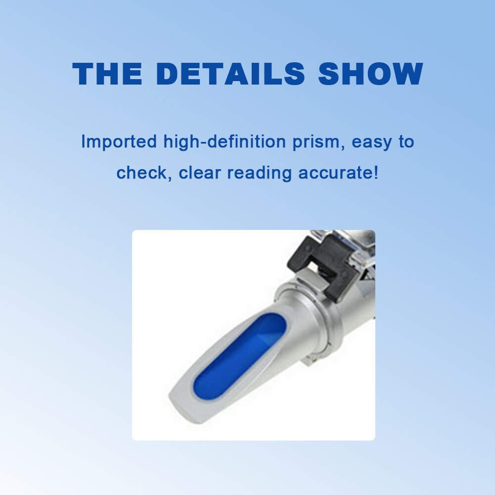 4 In 1 Hand Held Refractometer Vehicle Urea Tester 30-35% Fluid Glycol Battery Antifreeze Refractometer