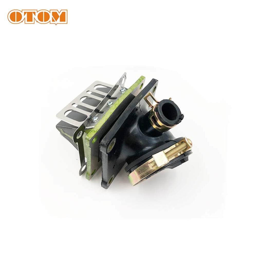 OTOM Motorcycle Valve Assy Scooters Intake Manifold Reed Valve Assembly For YAMAHA DT230 MT250 Dirt Pit Bike ATV off-road Parts