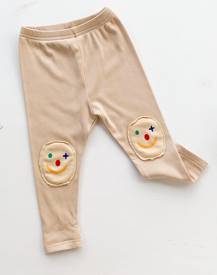 Pantalon Long pour bébé, Style, dessin animé, Patchwork, couleur unie, en coton, vêtements pour filles de 0 à 24 mois, automne 2022: beige / 24M