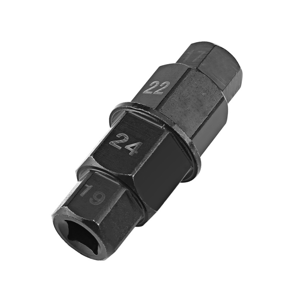 1pc 17 19 22 24mm moottoripyörän etutakapyörän akselin kuusio 17 19 22 24mm akselin kuusioakselin karan poistotyökalu moottoripyörän akselin työkalu