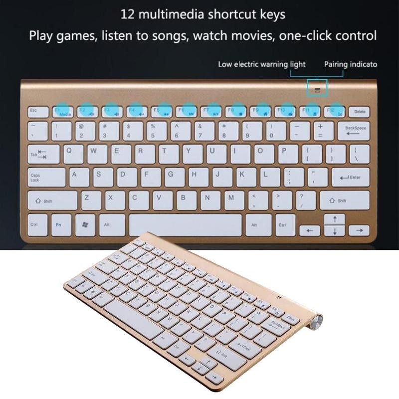Keyboard And Mouse 2.4G USB Mini Keyboard Mouse Keyboard For PC With Set Mouse Combos Noiseless Laptop TV Ergonomi T0V1