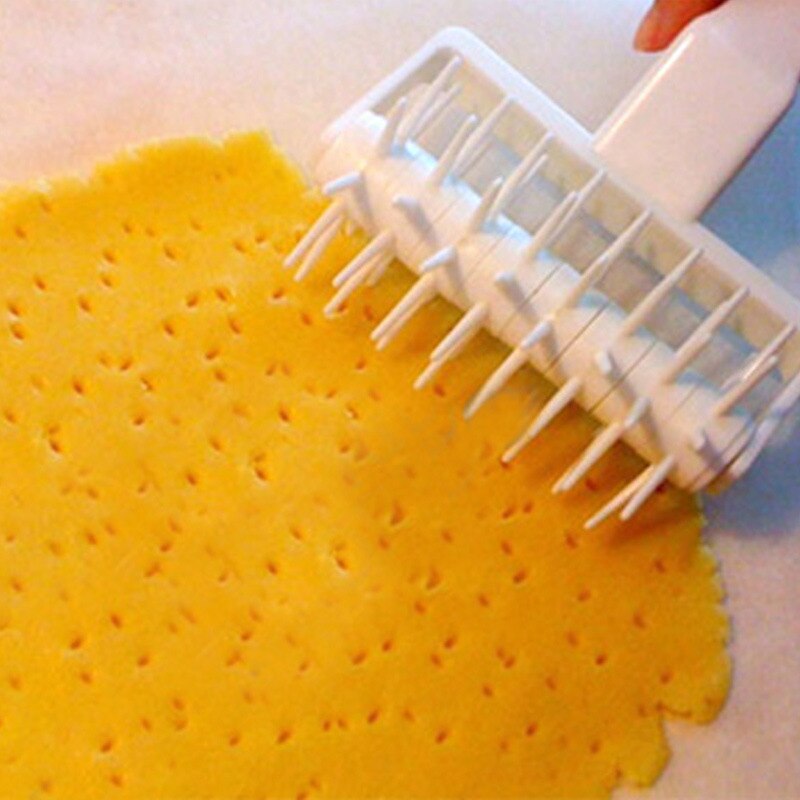 Plastic Mesh Cutter Roller Cutter Pizza Kookplaat Biscuit Cake Tool Pull Pin Roller Pizza Kookplaat Punch Pizza Gereedschap