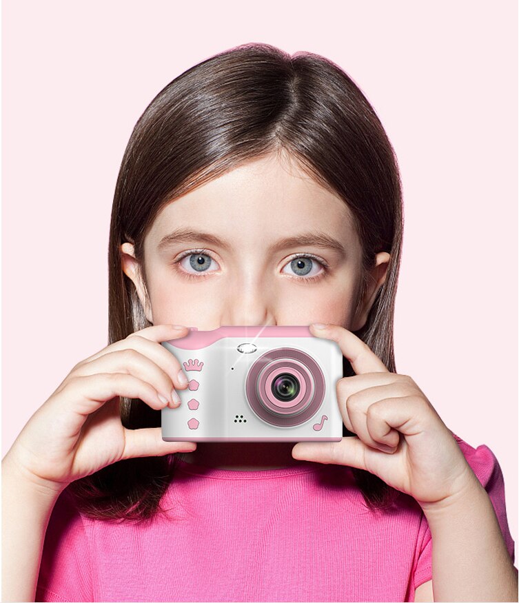 Kids Camera Mini Kinderen Draagbare Foto Video Digitale Camera 2.8in Full Hd Touch Screen Kind Camera Voor Kinderen 18MP Dual lens