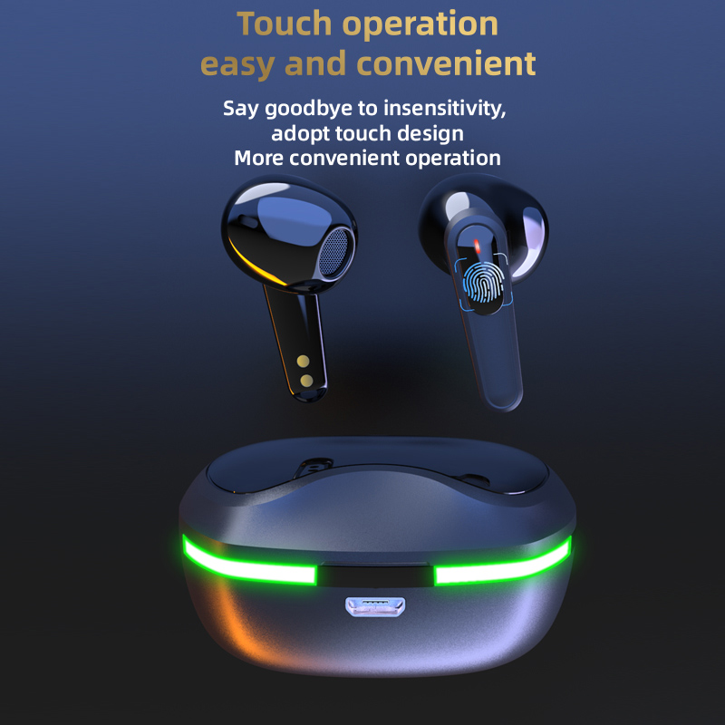 Tws Pro60 Bluetooth-Kopfhörer Wireless-Kopfhörer Headset mit Geräusch unterdrückung und Mikrofon-Hifi-Stereo-Sport-Ohrhörer für Smartphones