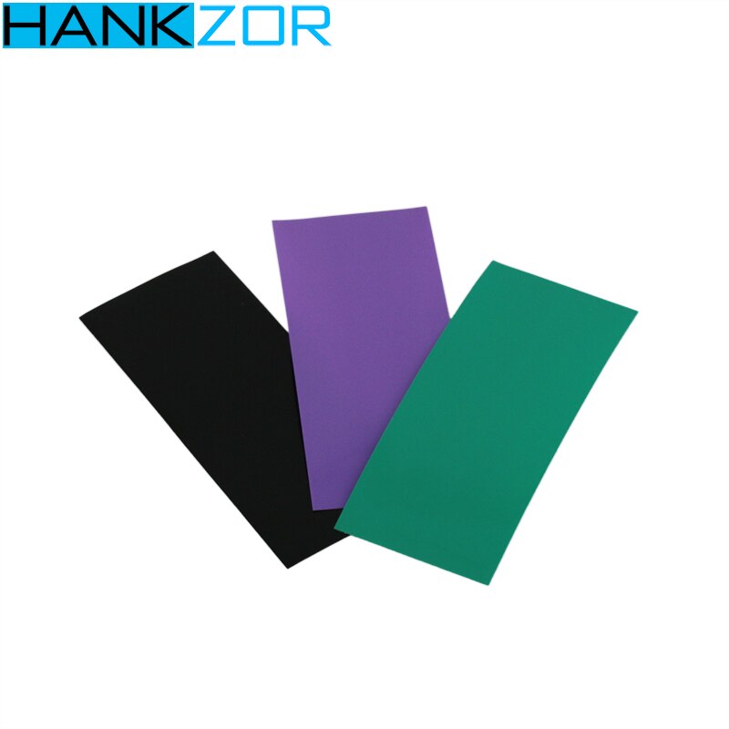 100Pcs 18650 Lithium Battery Heat Shrinkable Sleeve Battery Cover Skin Pvc Heat Shrinkable Film Shrink Tube