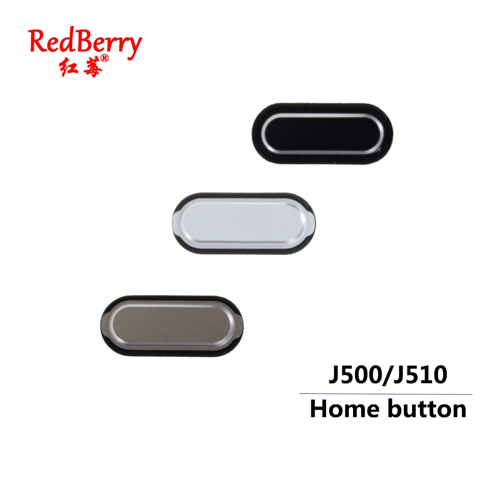 Botón de inicio J500 para Samsung Galaxy J5 , J510, J510F, piezas de repuesto, negro/blanco/dorado