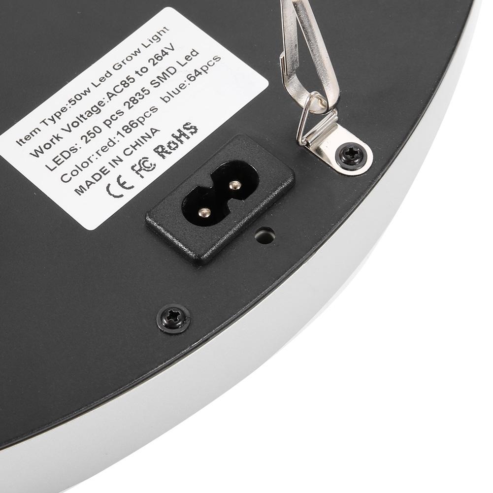 85-265V 50W LED Groeilicht Indoor Planten Licht Volledige Spectrum Ronde Plant Grow Lamp Voor Greenhouse