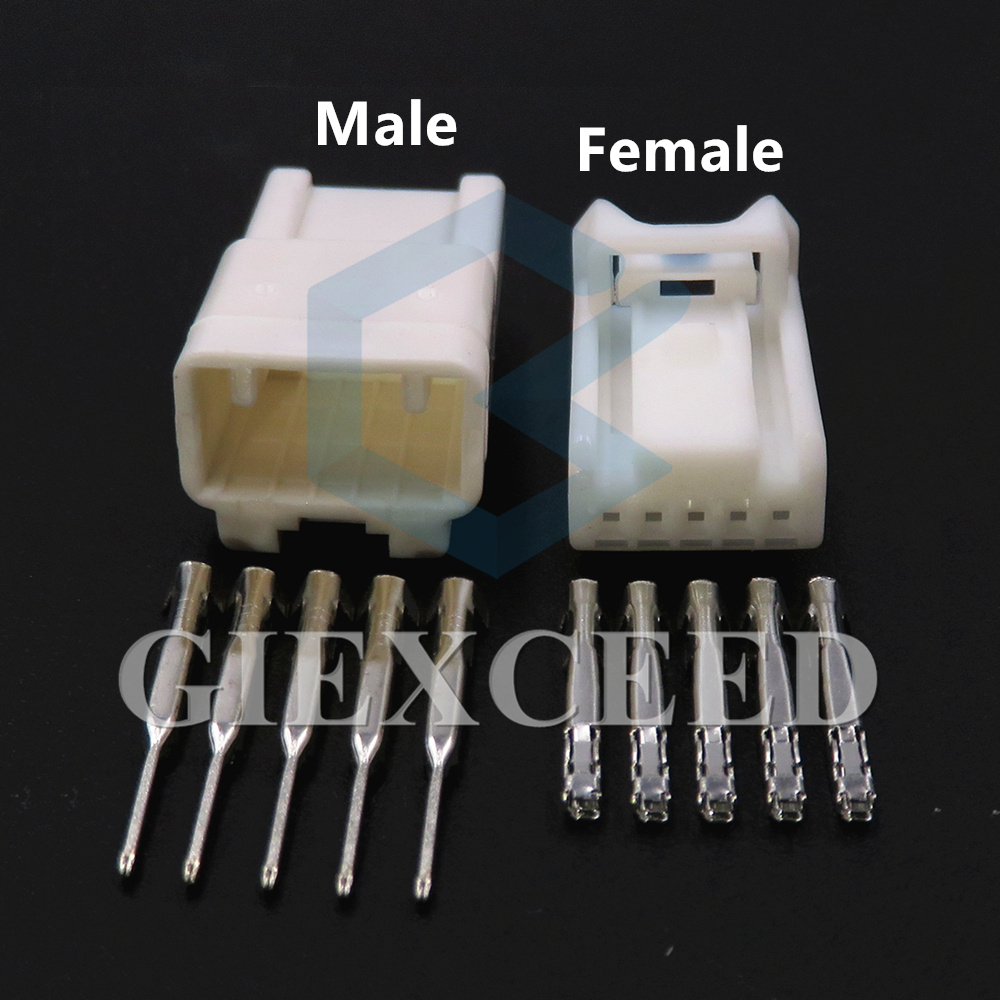 5 Pin 0.7 Series 90980-12365 90980-12366 Automobile Headlight Brightness Height Adjustment Unsealed Socket 6098-3810 6098-3802