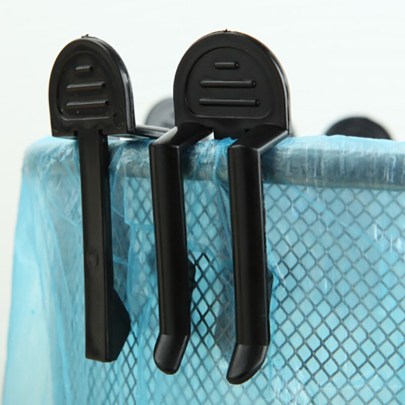 2 Stuks Wegwerp Tas Clip Huisvuil Kan Vaste Afval Bin Bag Holder Vuilnis Vaste Vuilniszak Plastic Vuilnisbak Clip klem