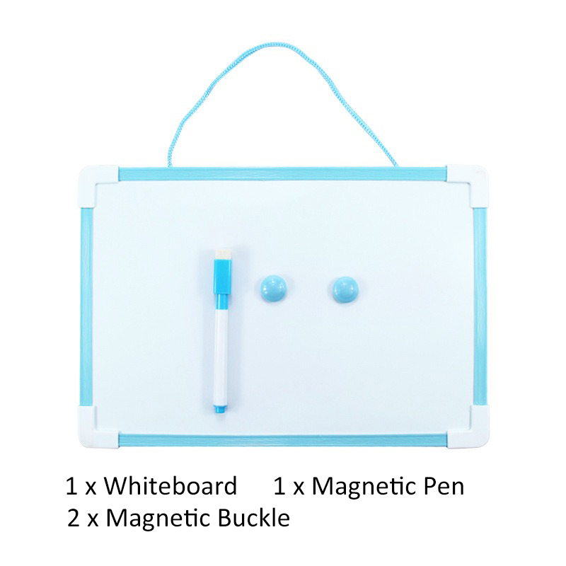 Tableau blanc magnétique effaçable pour enfants, dessin Graffiti, Note de bureau, prise Double face, effaçable à sec, tableau d'affichage suspendu: Option 1