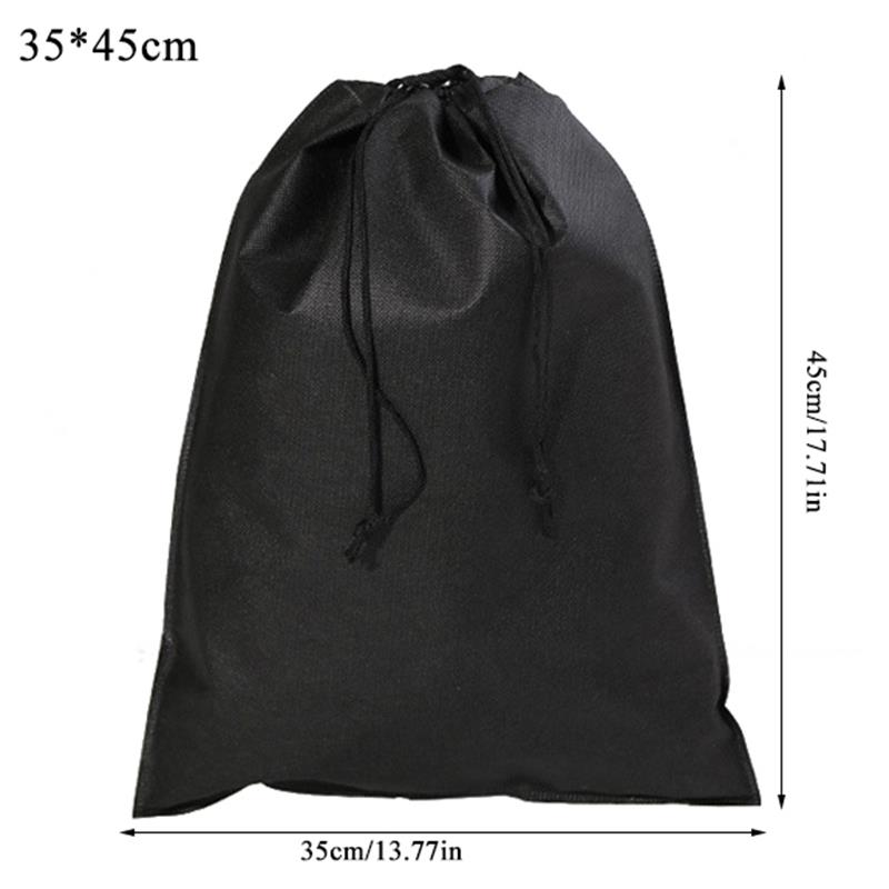 Reis Schoenentas Draagbare Stofdichte Trekkoord Schoenen Tas Organisatoren Niet-Geweven Schoenen Opbergtassen Voor Sportschoenen Laarzen: Oranje