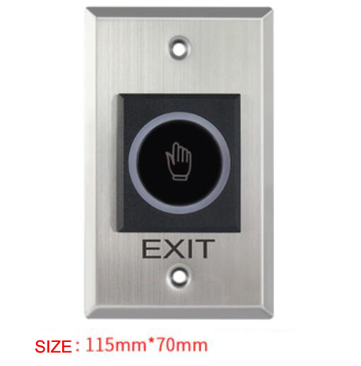 Door Exit Push Button Release Switch Opener For Door Access Control System Entry Open door no touch: green