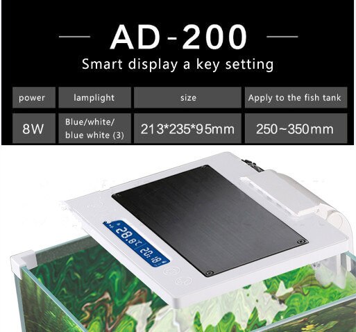 SUNSUN Aquarium landscaping light aquarium lighting lamp LED lamp AD150 AD200 AD320C AD320S Aquarium led ornamental fish light: AD-200