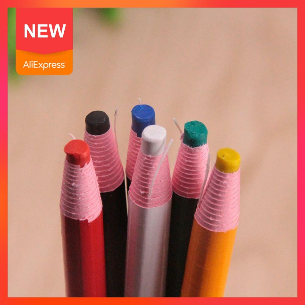 Lápices De cera para pintar tiza pluma marcadora De tela, juego De costura, Lapices para Sastre, Colores, tiza para dibujar De lápiz Q9Y4, 1 Uds.