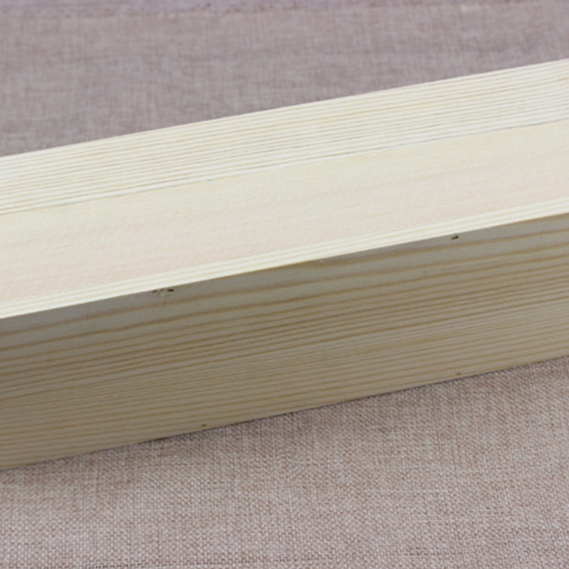 2Pcs Siliconen Zeep Mallen Rechthoekige Houten Zeep Mal Voor Diy Zeep Cake Maken