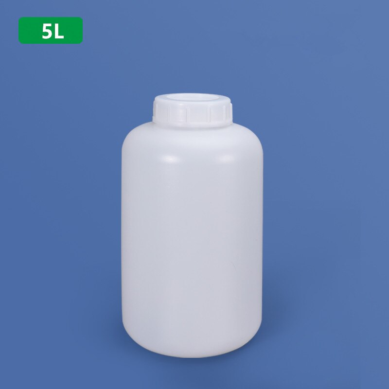 5L Thicken Plastic Bottle with Inner Cover Food Grade HDPE Materail Storage Bottles Airtight Container 1PCS