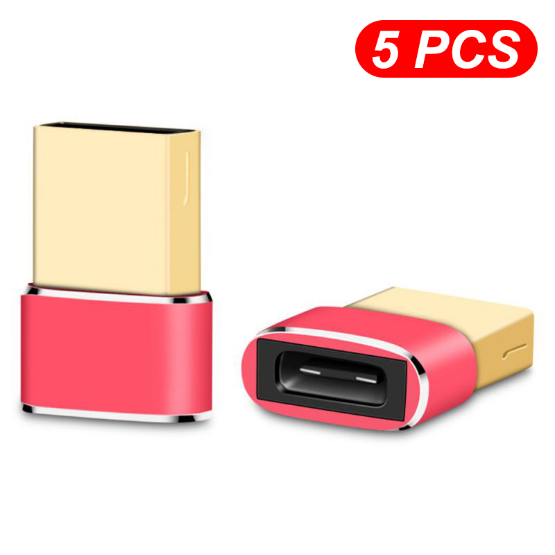 USB 3.0 Male to Type C Female Adapter Converter For Mobile Phone Laptop Type C Earphone Cables Adapter PD to USB Charger Adapter: Matte Black