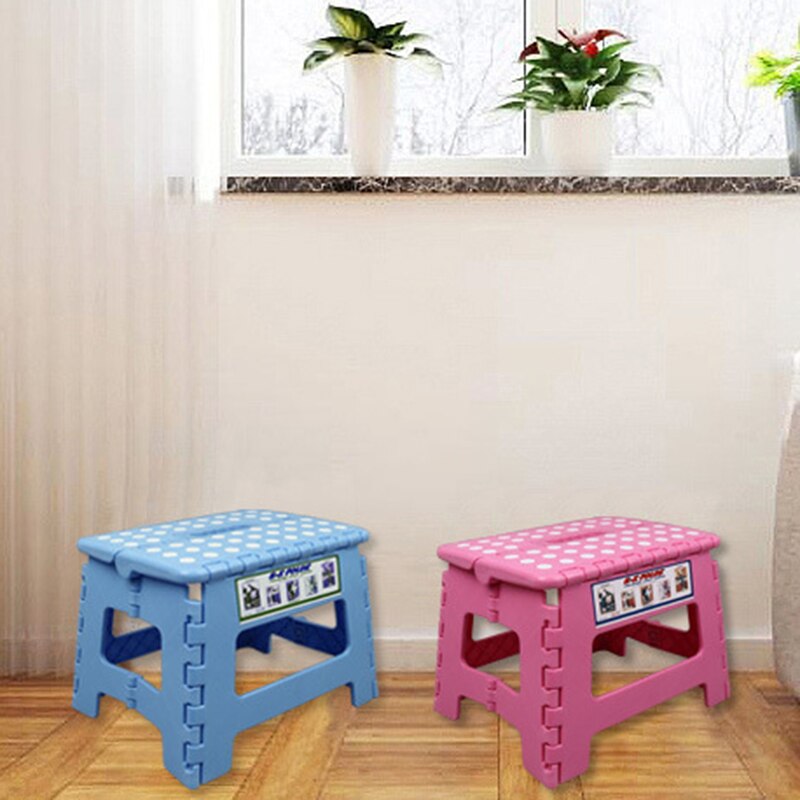 Składany stołek przenośny stołek taboret wędkarski mini siedzisko z tworzywa sztucznego łatwe przechowywanie w ogrodzie i na zewnątrz