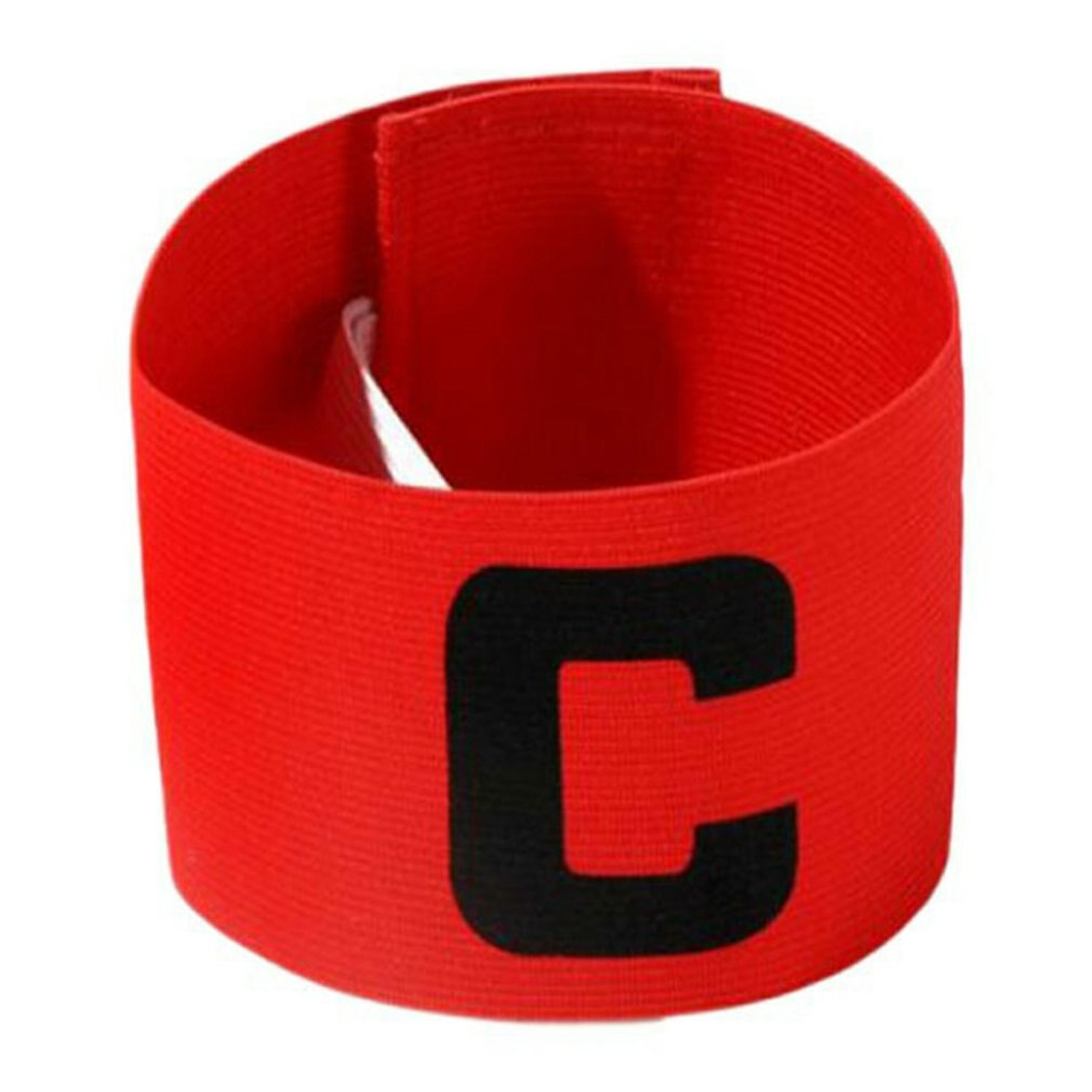 Voetbal Captain Armband Arm Band Leider Concurrentie Voetbal Voetbal Captain Armband Groep Armband Voetbal Training: Rood
