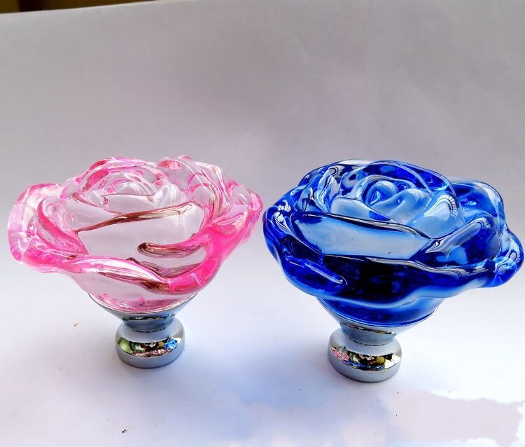 50mm farve udskæring rosediamond dørknapper krystalglas skab skuffe trække køkkenskab dør garderobe håndtag hardware