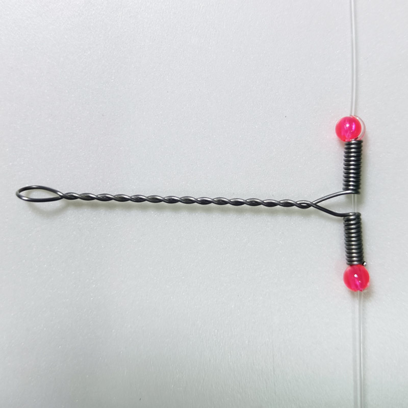 PD Fishing Tackle Sea Fishing Tenpin T-Shape Small Twisted Line Set Freshwater Roadrunner Subline Y-Shape Fishing Bracket