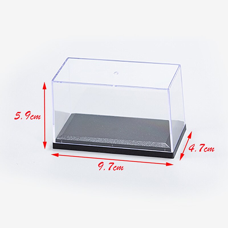 10Cm X 5Cm X 6Cm Transparant Acryl Display Case Auto Boot Speelgoed Stofdicht Opslag Show Box Voor action Figures Pop Modus