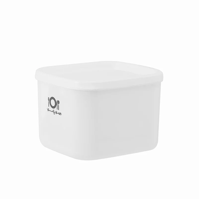 Fiambrera Rectangular pequeña, mediana y grande, refrigerador de plástico, cajón para frutas, caja Bento para microondas, caja de almacenamiento de alimentos: Gris claro