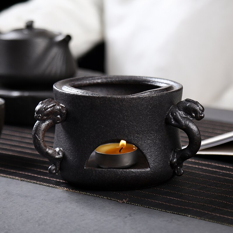 Zwart Aardewerk Japanse Water Ketel Fornuis Top Huishoudelijke Thermos Vintage Theepot Brouwen Wasserkocher Keukengerei AH50WK