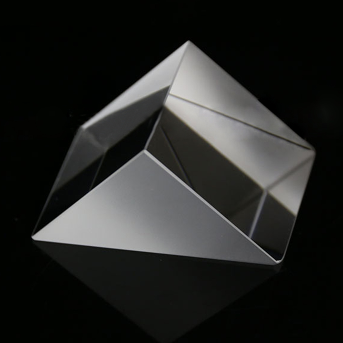 Driehoekige Kleur Prism K9 Optische Glas Haakse Reflecterende Driehoekig Prisma Voor Onderwijs Lichtspectrum Totale Reflectie