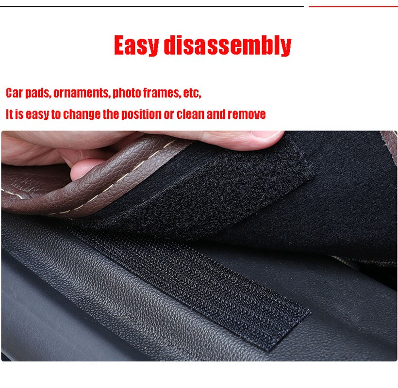 1/m Mair f Strong Self-Adhesive Hook And Loop Fastener Tape Nylon Sticker velcroTape Adhesive Car Interior Can Be Used For DIY 1