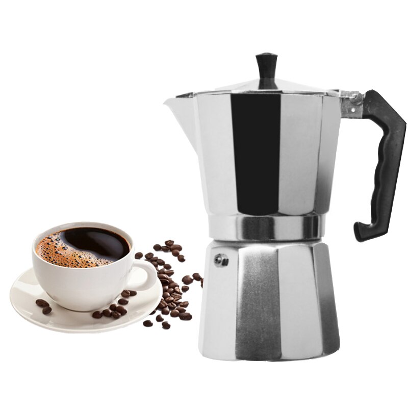 Kahvinkeitin alumiini mokka espresso perkolaattori kahvinkeitin mokakannu 3 kuppi /6 kuppi /9 kuppi /12 kuppi liesi kahvinkeitin
