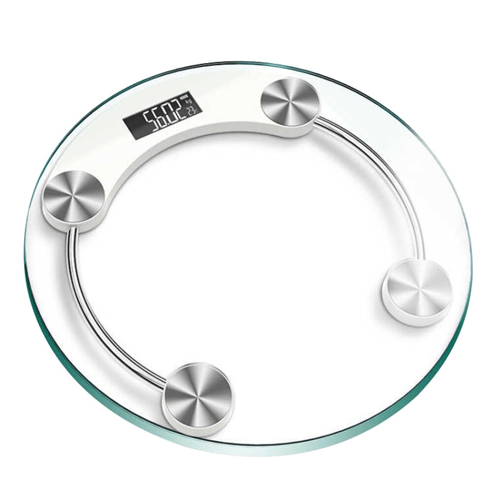 Clear 180kg Tempered Glass LCD Display Digital Electronic Bathroom Weight Scale Floor Body Index Electronic Weighing Scales