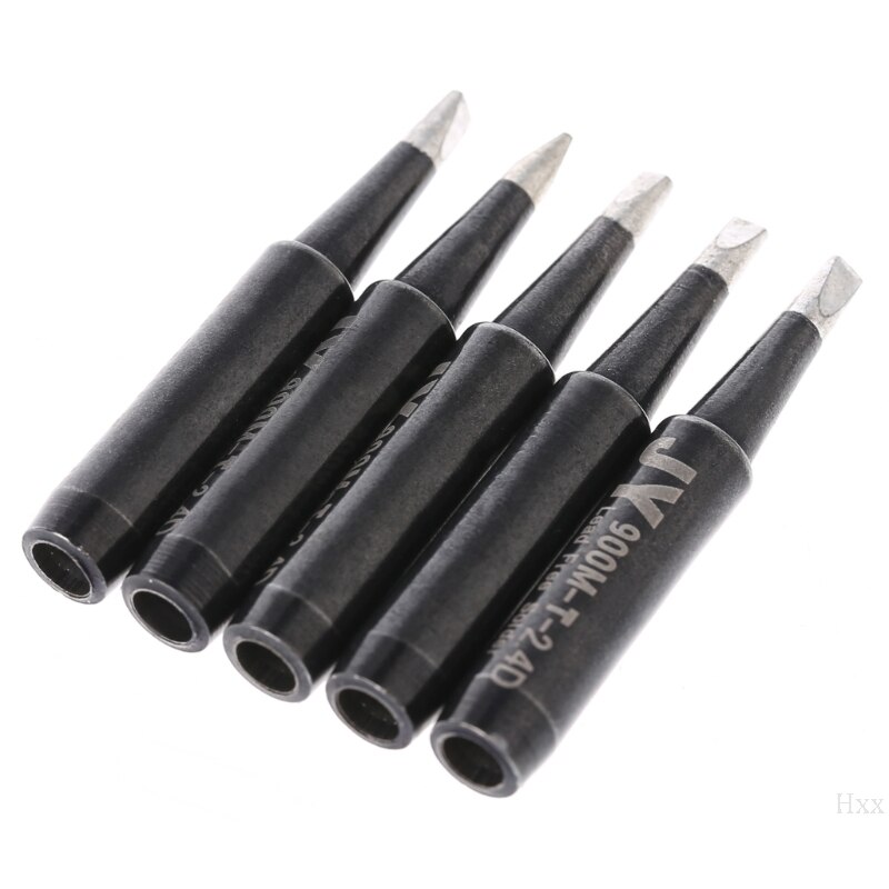 5 Pcs Lead Free Solder Soldering Tip 900M-T-2.4D For Hakko Saike 936 852d+ 909D ESD