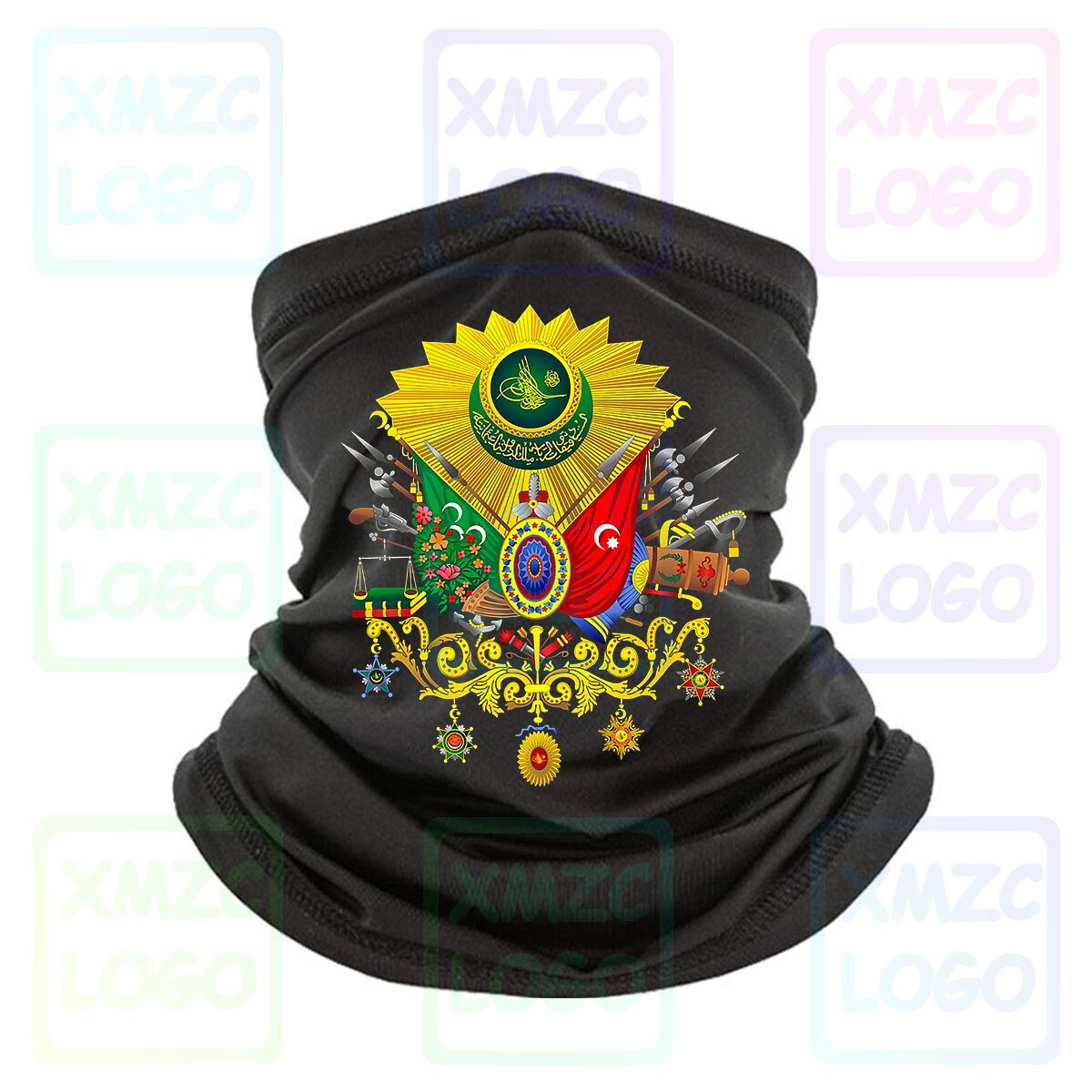 Coat Of Arms - Sultan Abdulhamid Ii - Ottoman Empire Bandana Sultan Abdulhamid Abdul Hamid Abdulha: ZCYZC038-scarf