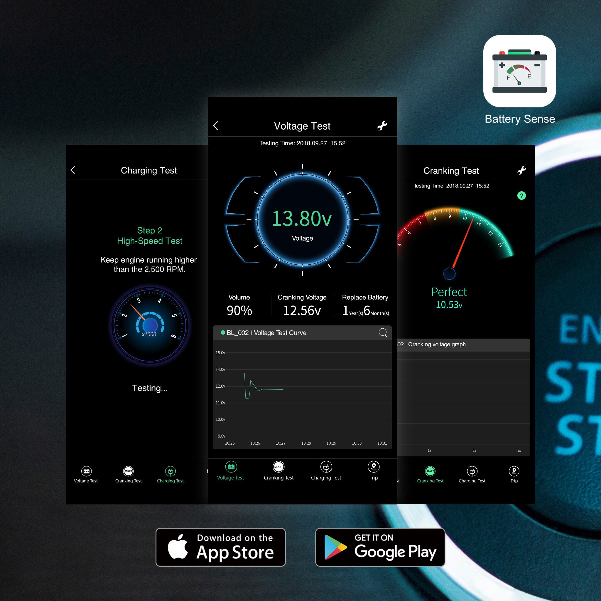 BVM01 tester Batteria auto 12 volt tenere sotto controllo di saluto Della Batteria Della Batteria Del Veicolo tester Senso attraverso Bluetooth 4.0 per tutti i 12 V auto