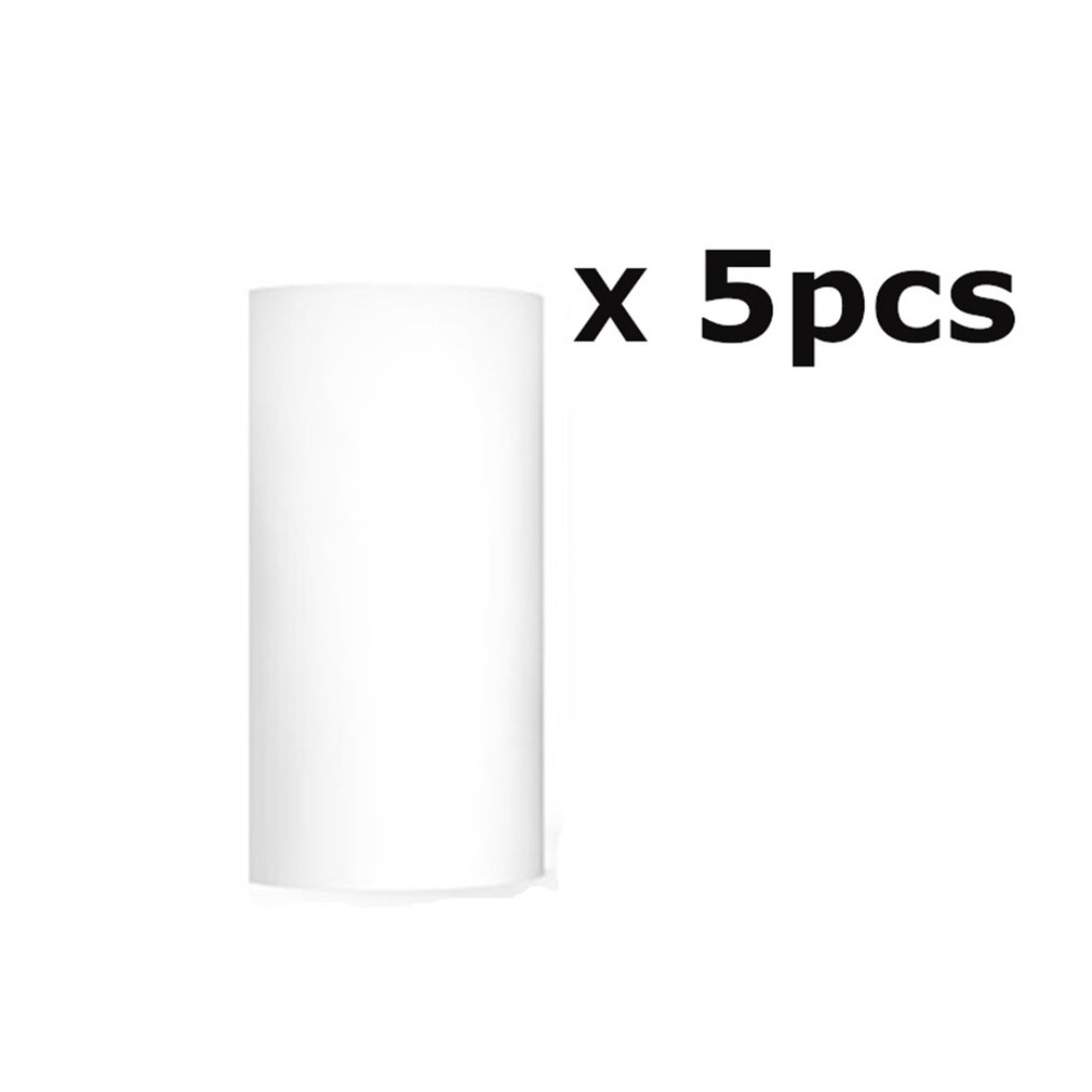 5 rulle, der kan udskrives klistermærkepapir direkte termisk papir 57 x 30mm til paperang bærbar lommeprinter
