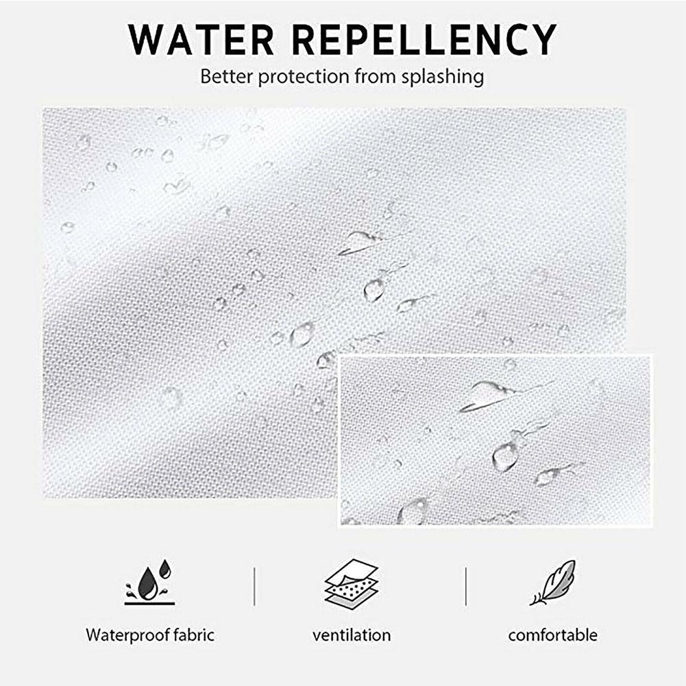 Delantal de trabajo de limpieza blanco, de fácil uso delantal de cocina, ropa de Chef para hornear con bolsillos, cocina casera, Unisex