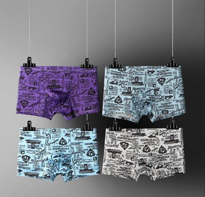 Men boxers Cotton Breathable summer Men Underwear Soft Boxer plus size mens underware