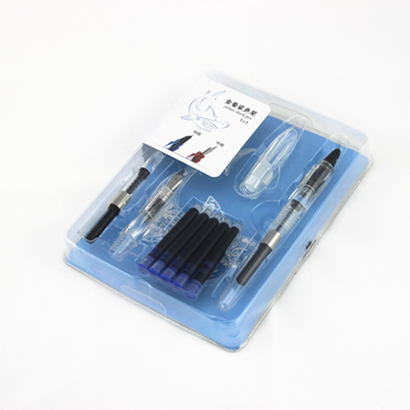 2 stücke Feder 5 stücke Blau tinte jinhao Serie Süssigkeit Farbe Brunnen Stift farbe serie neue Auflistung brunnen stift: H