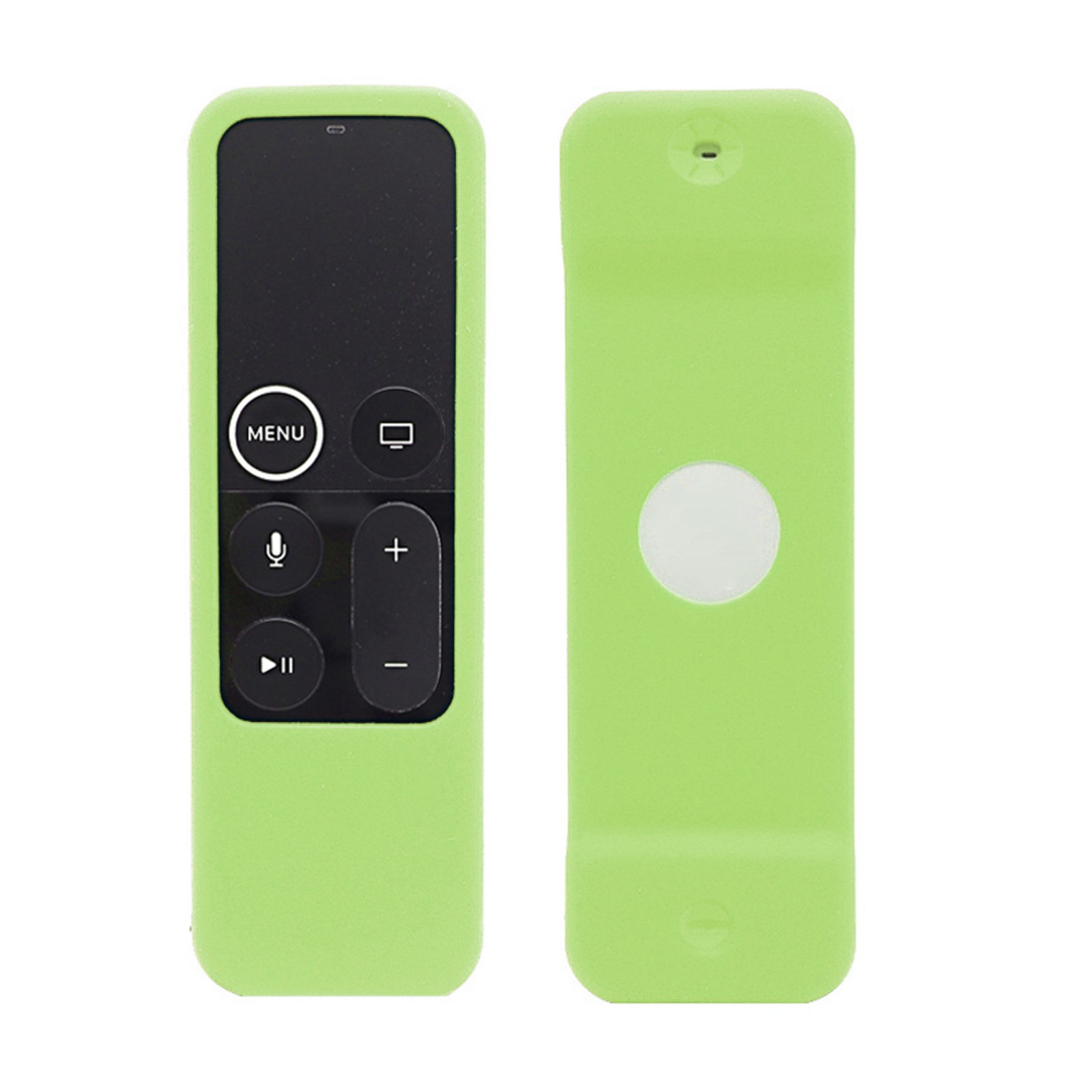 Silicone Remote Case Voor Apple Tv 4K 5th 21 Afstandsbediening Schokbestendig Beschermende Shell Vervanging Remote Case Cover: Green
