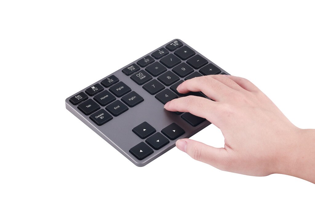 Draadloze Bluetooth 34 Toetsen Numeriek Toetsenbord Nummer Pad Toetsenbord Voor Apple Mac-Book Desktop Kantoor Entertainment Accessoires