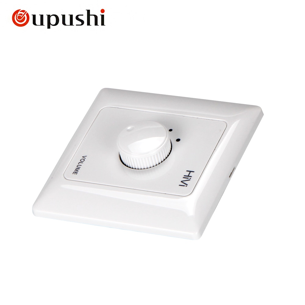 Oupushi public address white volume control 10w, 30w, 60w audio volume knob for 70-100V system