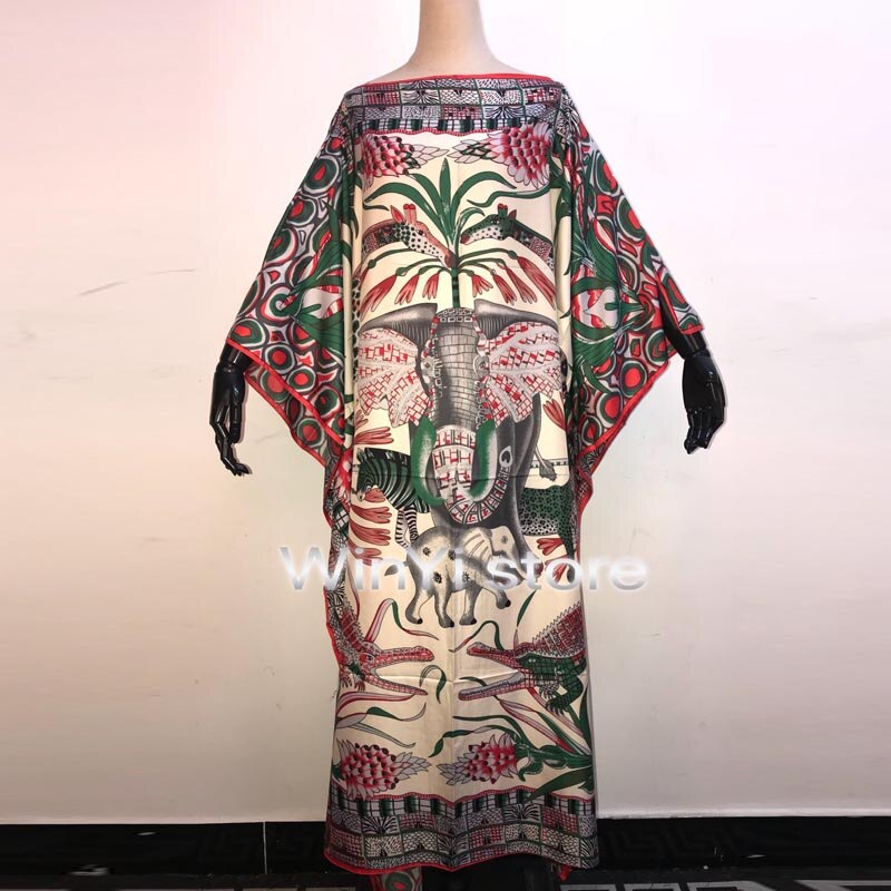 Kuwait clothing maxi dresses Women Floral плать Boho Dress Summer Beach Long Sleeve Evening Party Sundress: 3